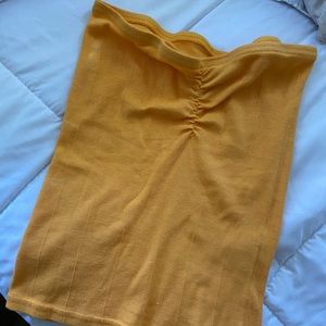 yellow tube top